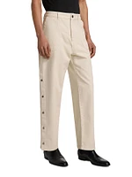Yodit Side-Button Trousers