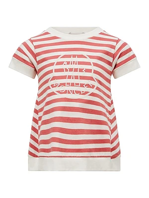 Little Girl's & Crewneck T-Shirt Cotton