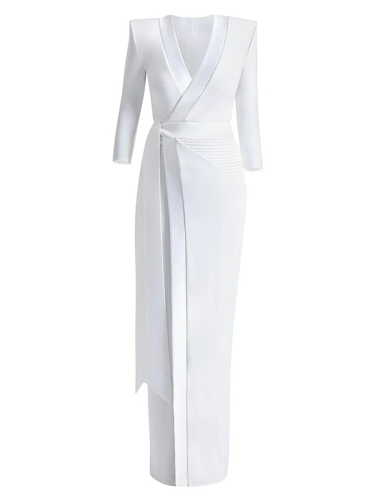 Idunn Jersey Wrap Gown