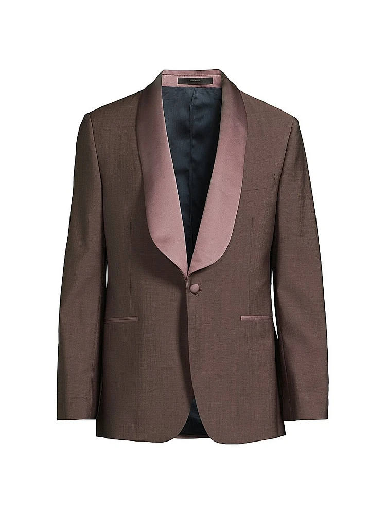 Tailored Wool-Mohair Dinner Jacket
