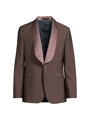 Tailored Wool-Mohair Dinner Jacket