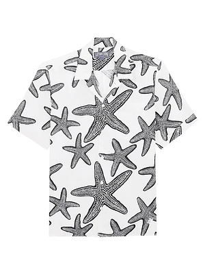 Starlettes Printed Linen Shirt