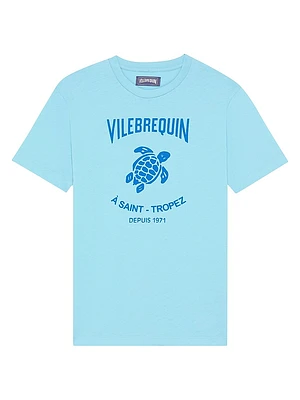 Logo Cotton Jersey Crewneck T-Shirt