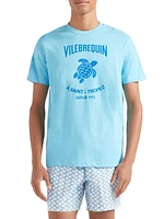 Logo Cotton Jersey Crewneck T-Shirt