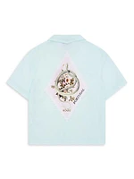 Little Boy's & Stamp Short-Sleeve Shirt