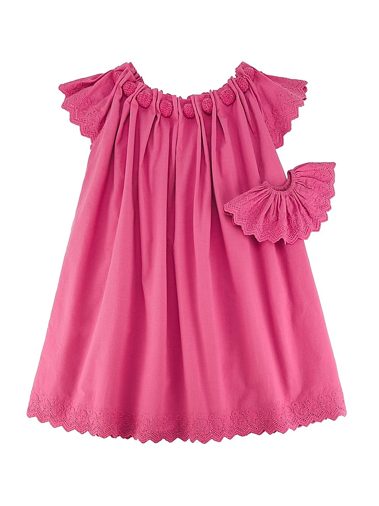 Little Girl's & Jasper Embroidered Dress