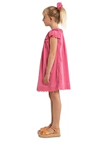 Little Girl's & Jasper Embroidered Dress