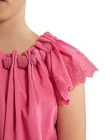 Little Girl's & Jasper Embroidered Dress