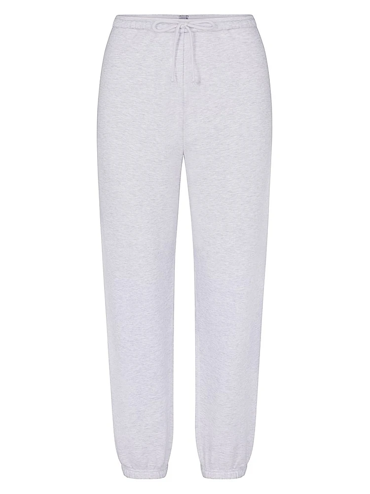 Cotton Fleece Drawstring Joggers