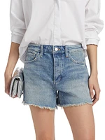The Jessie Denim Relaxed Crystal Shorts