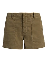 Utility Cotton Cargo Shorts