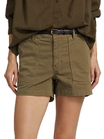 Utility Cotton Cargo Shorts