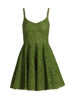 Broderie Anglaise Sleeveless Minidress