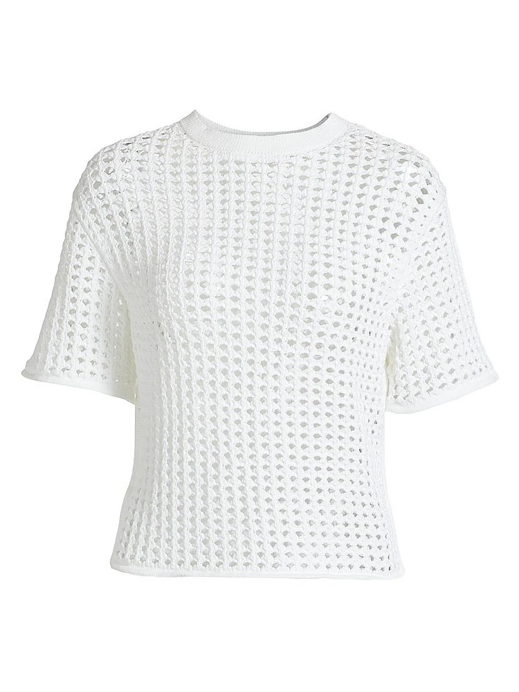 Kimia Open Crochet Top