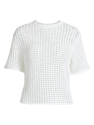 Kimia Open Crochet Top