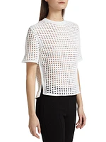 Kimia Open Crochet Top
