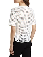 Kimia Open Crochet Top