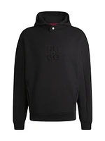 Interlock Hoodie with Stacked Logos