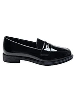 Patent Penny Loafers