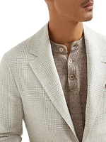 Prince of Wales Diagonal Deconstructed Blazer