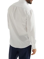Twill Basic Fit Shirt with Button Down Collar