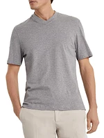 Cotton Jersey V-Neck T-Shirt