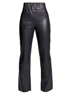 Reagan Stretch Leather Pants