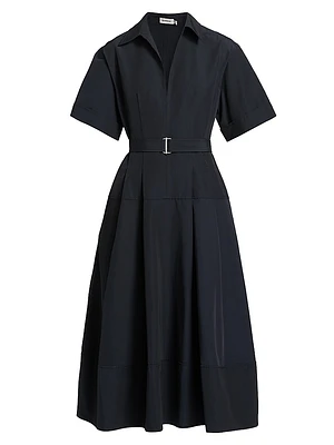 Deanna Belted Midi-Dress
