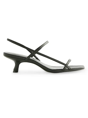 Serenity Bare 50MM Leather Slingback Sandals