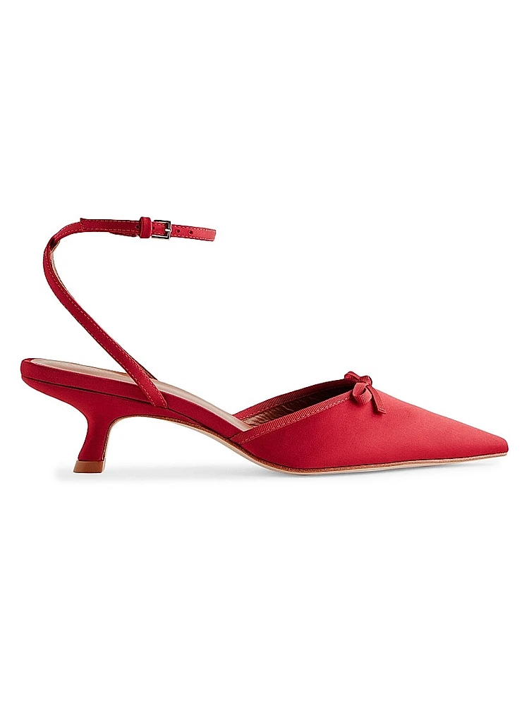 Wade 50MM Satin Kitten Heels