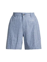 Patricia Embellished Chambray Shorts