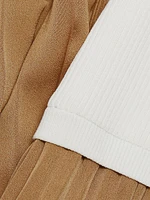 Parma Pleated Midi-Dress