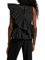 Ricki Asymmetric Ruffle Top