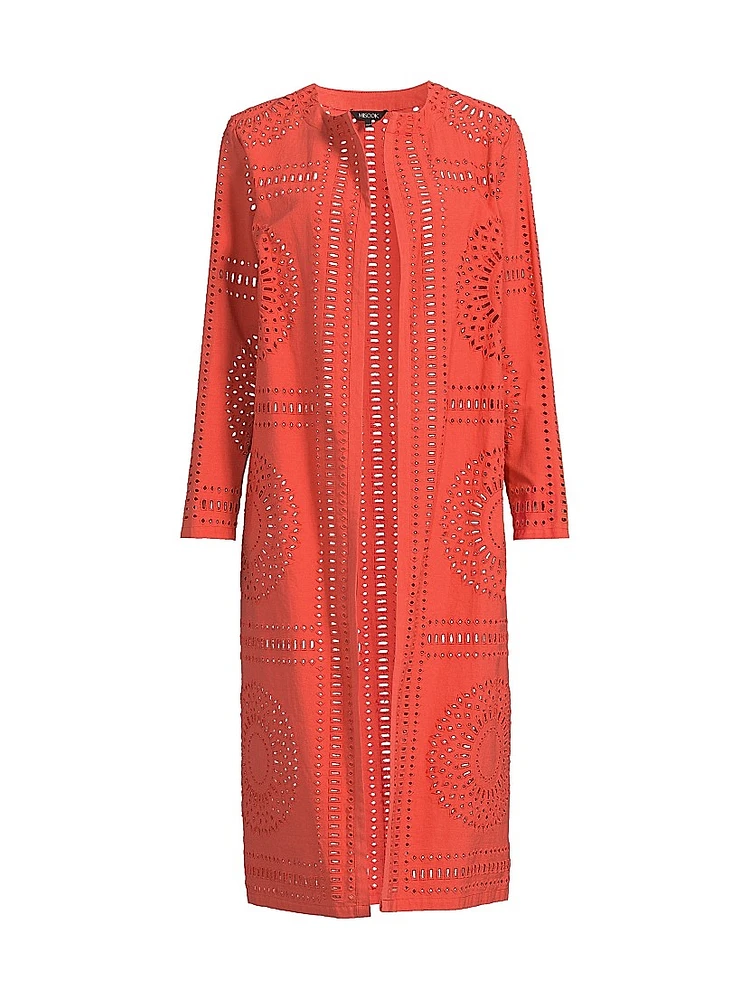 Eyelet Cotton Jacket
