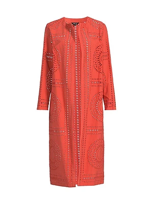 Eyelet Cotton Jacket