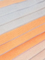 Striped A-Line Midi-Dress