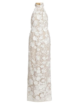 Jasmine Halterneck Gown