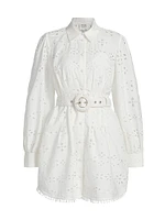 Adya Buckle Shirt Minidress