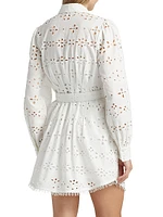 Adya Buckle Shirt Minidress