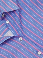 Striped Side-Tie Top