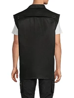 Oversized Linen Vest