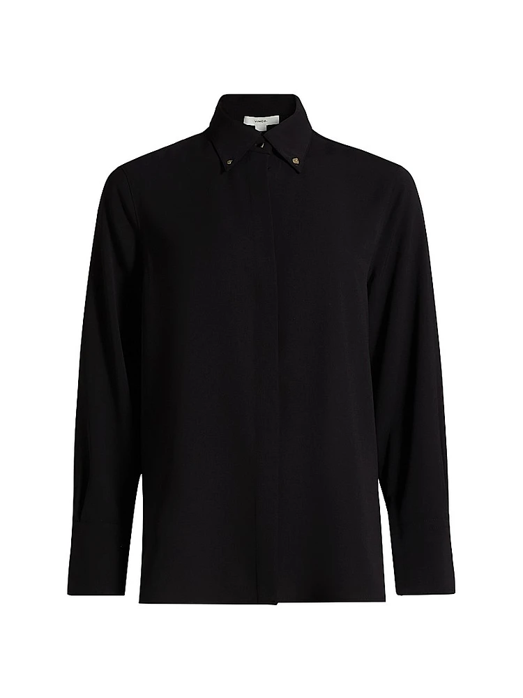 Jewel-Collar Shirt