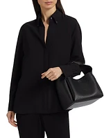 Jewel-Collar Shirt
