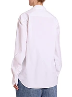 Draped Cotton Shirt