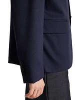 Single-Breasted Wool Blend Jacket