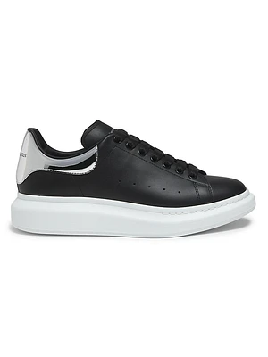 Oversized Low-Top Leather Sneakers