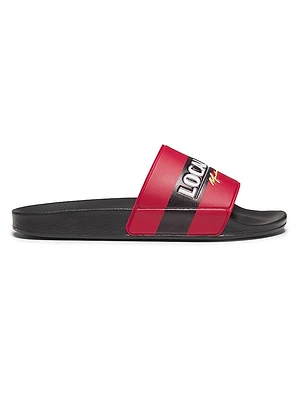 Local Hero Rubber Slide Sandals