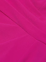 One-Shoulder Sheath Gown
