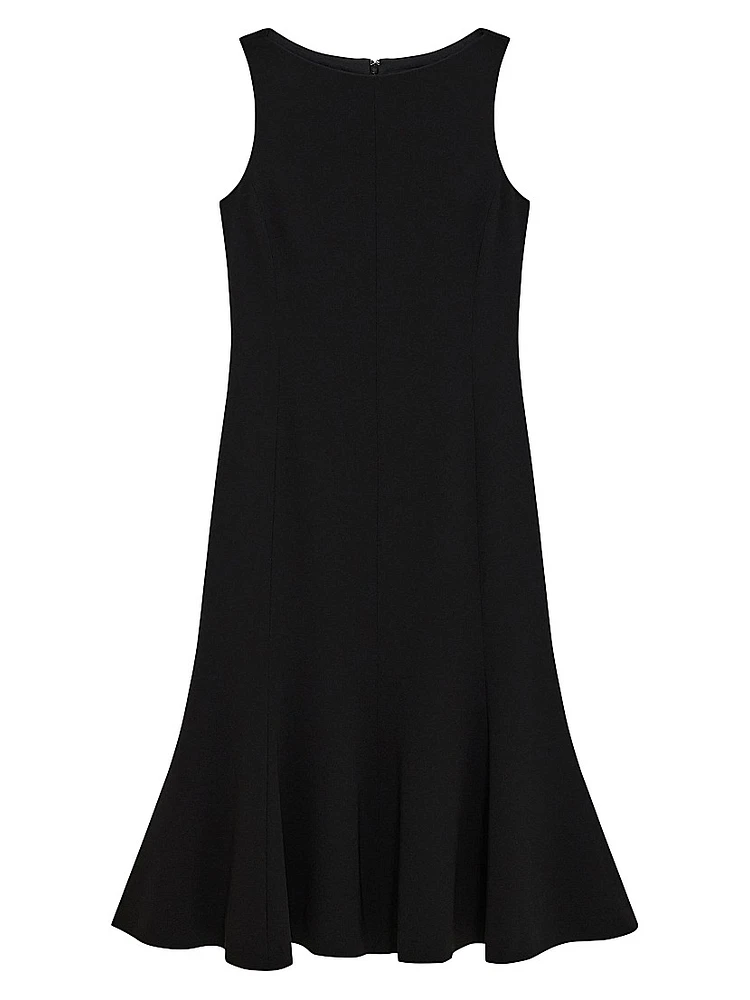 Sleeveless Mermaid Midi-Dress