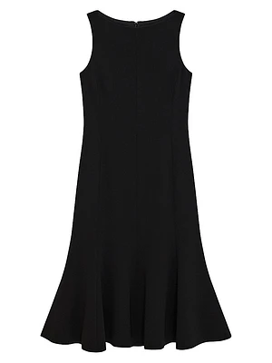 Sleeveless Mermaid Midi-Dress